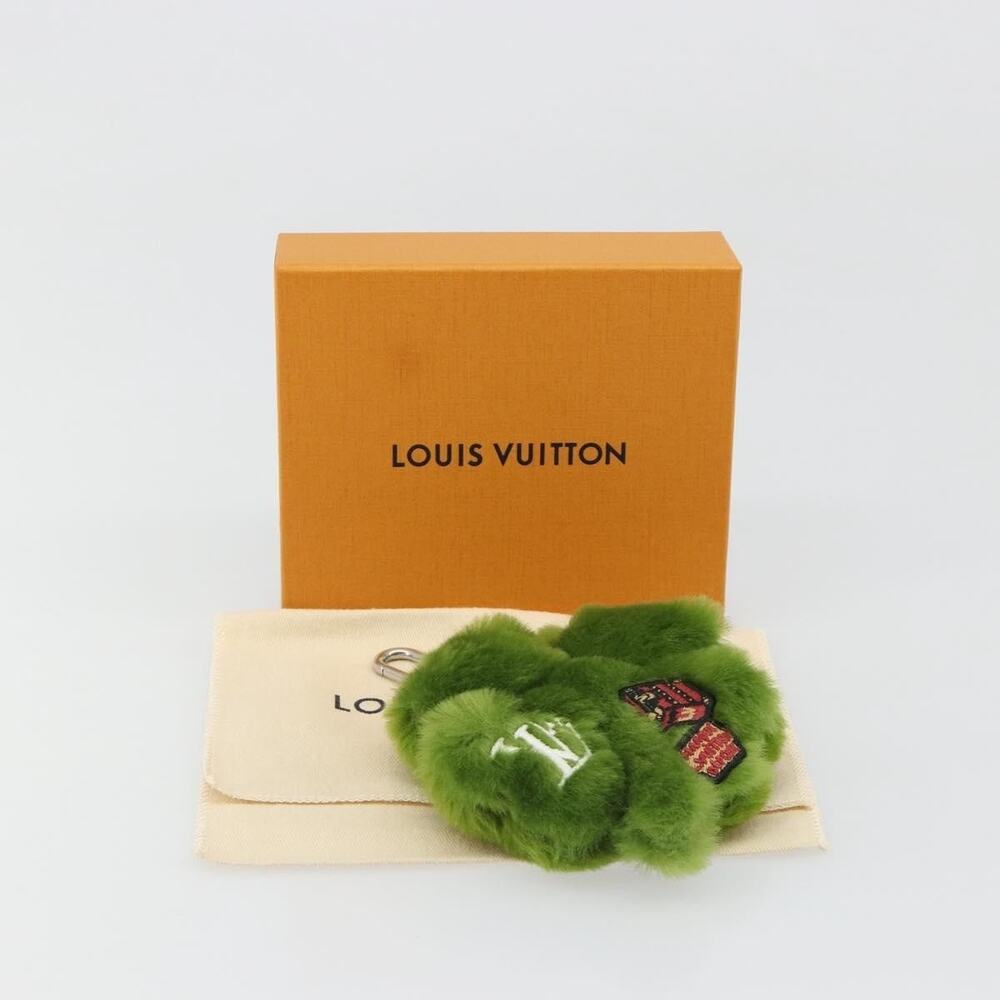 Louis Vuitton Lucky Trefoil Bag Charm Green